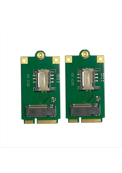 2pcs 4g 5g M 2 Ngff-Pcıe Adaptörü Ngff&#39 Den Mini Pcı-E Adaptörüne L860-GL DW5820E Için Yuvalı DW5816E EM7455 (Yurt Dışından)
