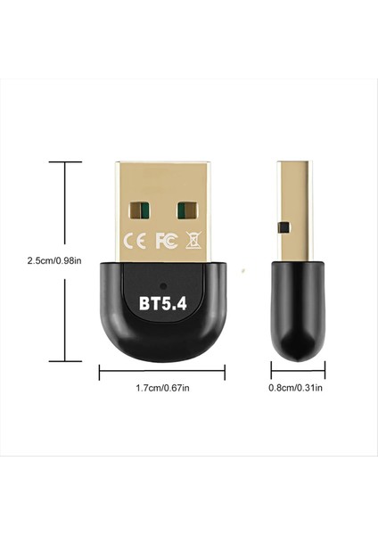USB Bluetooth 5 4 Pc Kablosuz Fare Klavye Hoparlör Müzik Ses Alıcı Verici Bluetooth Adaptör (Yurt Dışından) fiyatları