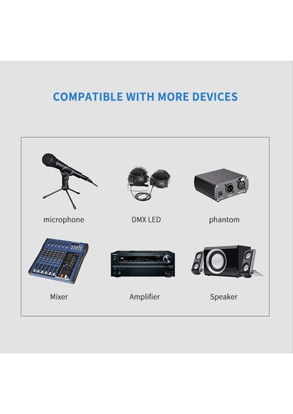 Xlr Erkek 3 Pin To Xlr Kadın 5 Pin ve Xlr Dişi 3 Pin - Xlr Erkek 5 Pin Ses Kablosu Mikrofon Dmx Aşama Işığı Için (Yurt Dışından) modelleri
