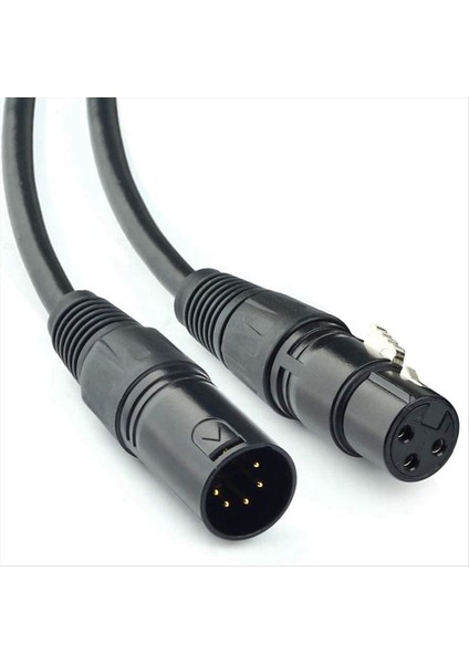 Xlr Erkek 3 Pin To Xlr Kadın 5 Pin ve Xlr Dişi 3 Pin - Xlr Erkek 5 Pin Ses Kablosu Mikrofon Dmx Aşama Işığı Için (Yurt Dışından) fırsatları