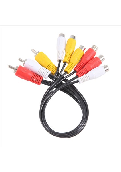 Yeni 3 Rca Erkek Kriko - 6 Rca Dişi Fiş Ayırıcı Sesli Video Av Adaptör Kablosu (Yurt Dışından) modelleri