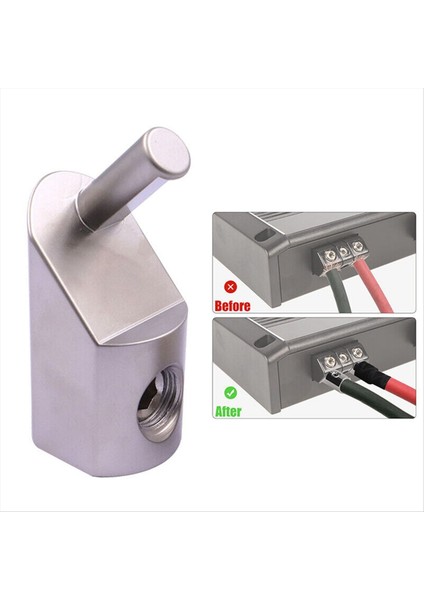 Gauge Adaptör Güç Teli Reducer 1/0 Gauge-4 Gauge Amp Giriş 12-48V Güç ve Toprul (Yurt Dışından) indirimleri