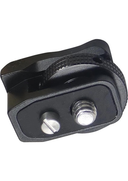 Montaj Adaptörü Dslr Kamera Kafesi 1/4 Montaj Deliği ile Ttl Flaş LED Işık Dv Dslr Rig Uzatma Çubuğu Soğuk Ayakkabı Siyah (Yurt Dışından)