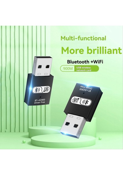 2 Inç 1 AX900 USB Wifi6 Bluetooth 5.4 Kablosuz Wifi Adaptörü Çift Bant 2.4g+5ghz 900MBPS WIN10/11 Için Ağ Kartı (Yurt Dışından) indirimleri