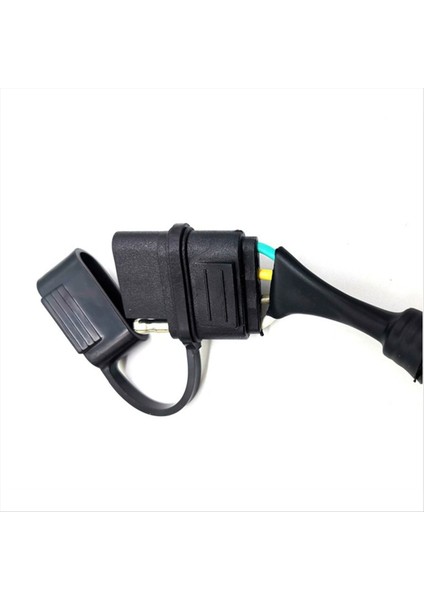 7 Yollu Bıçak 4 Yollu Düz Römork Adaptörü Tek Fonksiyonlu Yuvarlak 4 Pin Römork Kablo Konnektörü Kamyon Rv Römork Için (Yurt Dışından) fiyatları