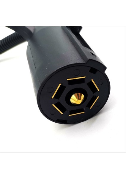 7 Yollu Bıçak 4 Yollu Düz Römork Adaptörü Tek Fonksiyonlu Yuvarlak 4 Pin Römork Kablo Konnektörü Kamyon Rv Römork Için (Yurt Dışından) fırsatları