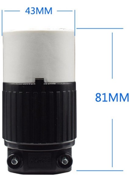 Elektrik Fiş Kiti 30 Amp 250 Volt Erkek Dişi Bükülme 3 Tel Fiş Nema L6-30P/30R LK7332 + LK6332 Jeneratör Kafası Abd Fişi (Yurt Dışından) modelleri