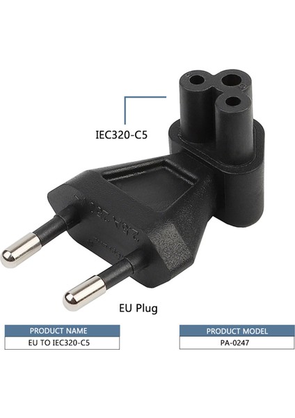 2x 2 Pimli Ab Erkek-Iec 320 C5 Dişi Ac Adaptör 2 5A Sigorta Ab Endüstriyel Güç Dönüştürücü (Yurt Dışından) fırsatları