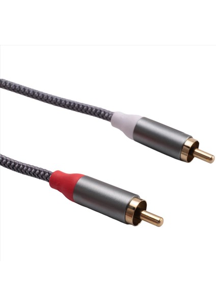5x Rca Stereo Kablo [6ft/1 8m Çift Korumalı Altın Kaplama] 2rca Erkek Ila 2rca Erkek Stereo Ses Kablosu Ev Sineması Için (Yurt Dışından) indirimleri