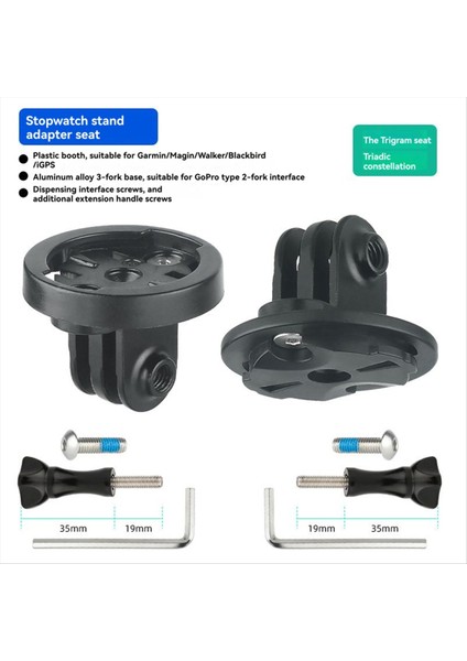 Bisiklet Bilgisayar Braketi Adaptör Kiti Garmin Xoss Igps Alüminyum Alaşımlı Hızlı Serbest Bırakma Braketi 3plug M 3plug F Gm (Yurt Dışından) indirimleri