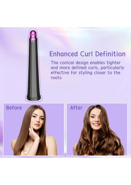 Dyson Süpersonik Saç Kurutma Makinesi Için Uzun Konik Namlu ve Yuvarlak Hacim Veren Fırçalı Yükseltilmiş Konnektör Adaptörü A (Yurt Dışından) fırsatları