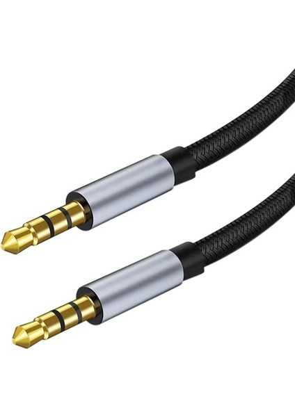 Aux Ses Kablosu 3 5mm Erkek - Erkek Araç Kablosu Sesli Telefon Ses Sesli Kulaklık Ses Kablosu Bağlantı Kablosu 1m (Yurt Dışından)