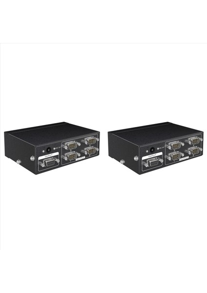 2x MT-RS104 Aktif Seri RS232 Ayrıştırıcı 1 Ila 4 RS232 Bi-Yönetici Anahtarlayıcı Sıçırtı 4 Ila 1 Power Adaptör-Ab Fişi ile (Yurt Dışından)