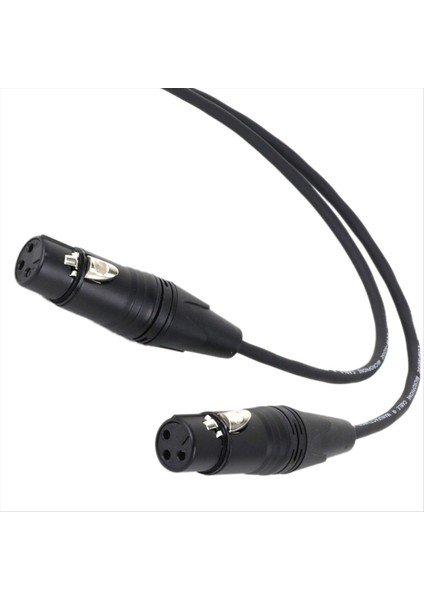 0 5m Siyah 3pin Xlr 1 Erkek - 2 Dişi Ses Uzatma Kablosu Mikrofon Y Strıclıter Ses Kordon Hattı Mikser Mikrofonu (Yurt Dışından) fırsatları