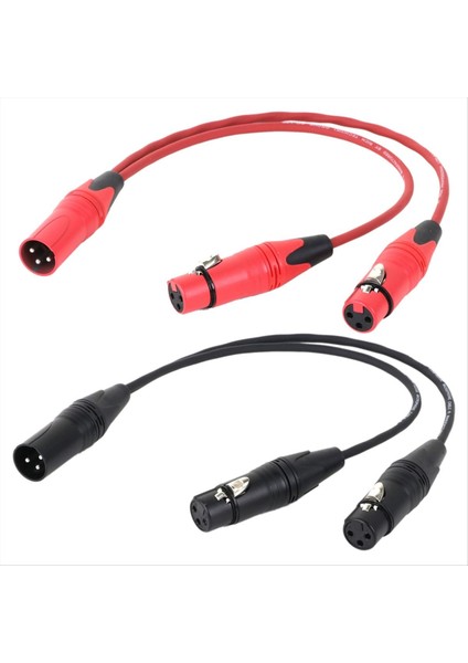 0 5m Siyah 3pin Xlr 1 Erkek - 2 Dişi Ses Uzatma Kablosu Mikrofon Y Strıclıter Ses Kordon Hattı Mikser Mikrofonu (Yurt Dışından) indirimleri