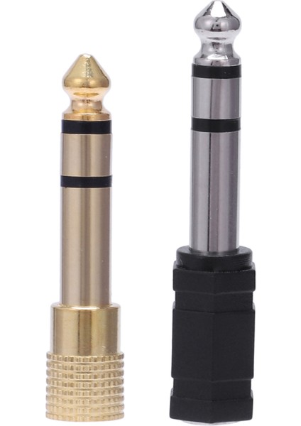 12 Adet Kulaklık Adaptörü 6 35 mm Erkek Ila 3 5 mm Dişi Stereo Ses Kulaklık Jak Adaptörü Siyah/altın Kaplama (Yurt Dışından) fiyatları