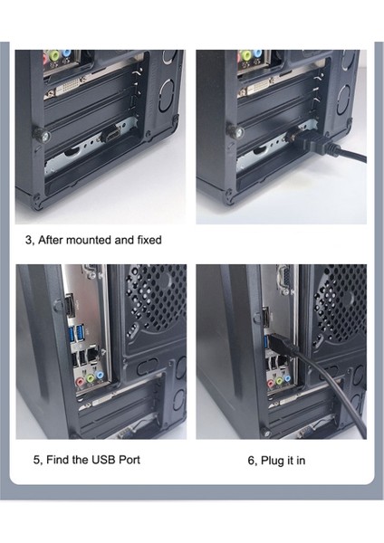 Bilgisayar Masaüstü Anahtarı Internet Cafe Universal Usb3 0 Audio Ana Ana Desktop Harici Güç Uzatma Düğmesi (A) (Yurt Dışından)