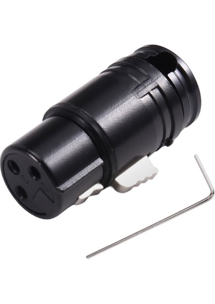 Dişi - Dişi Kompakt Xlr Mikrofon Lehim Adaptörü 3 Pin Siyah Kabuk Xlr Lehim Konnektörü Dişi (Yurt Dışından) fiyatları