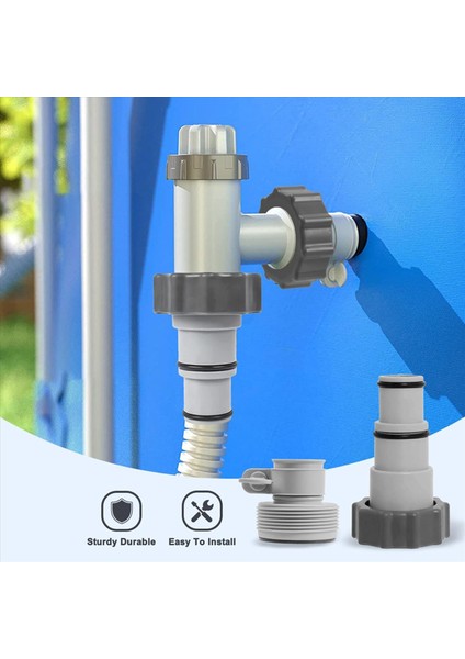 2x Havuz Hortumu Adaptörü Adaptörü A Havuz Hortumu Adaptörü Havuz Havuz Hortumu Adaptör Seti Pompalar Için Hortum Adaptörü (Yurt Dışından) indirimleri