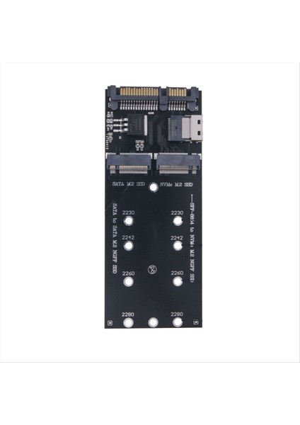 M 2 - Sata Adaptörü SFF-8654 - M2 Nvme SSD Dönüştürücü 22PIN Sata - M2 Genişletme Kartı 2 In 1 Combo Adaptör Anakart Için (Yurt Dışından)