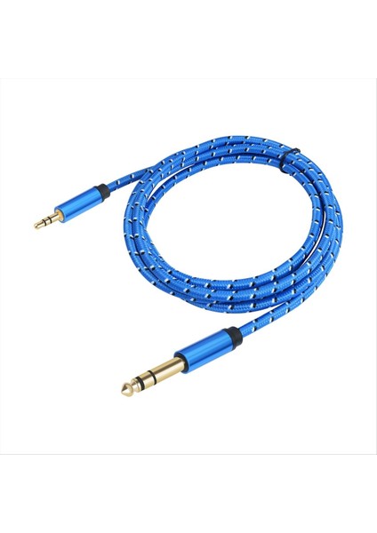 Mikser Amplifikatör Için 3 5 mm Ila 6 35MM Adaptör Aux Kablosu 3 5 Jaktan 6 5 Jack Aux Cabo Erkek Ila Erkek 300CM (Yurt Dışından)