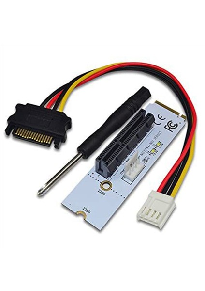 6x Ngff M 2-Pcı-E 4x Yükseltici Kartı M2 Anahtar M-Pcıe X4 Adaptör Eth Bitcoin Madenciliği Için LED Voltaj Göstergesi (Yurt Dışından) fiyatları