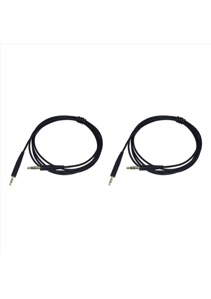 Bose Için 2x QC35 Kulaklık Kablosu QC25 QC35 Iı QC45 Soundtrue Ses Tonu 3 5 Ila 2 5 Taşınabilir Çift Kayıt Kablosu Siyah (Yurt Dışından)