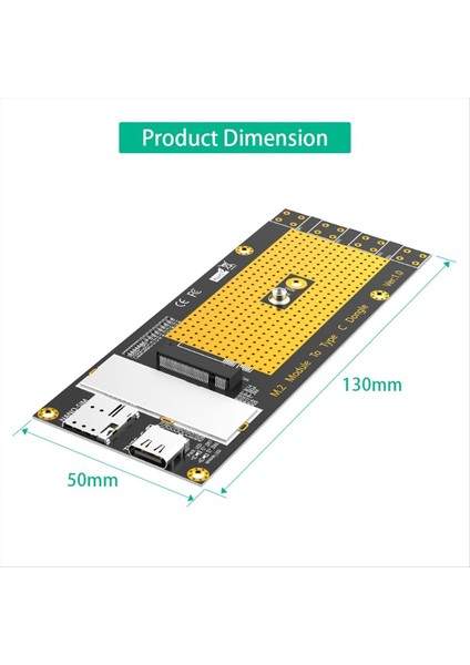 M 2 Ngff B Anahtar 3g/4g/5g Modülü Tip C Ağ Adaptörü Yükseltici Kartı Desteği RM500Q RM500U GM800 SIM8200 (Yurt Dışından) indirimleri