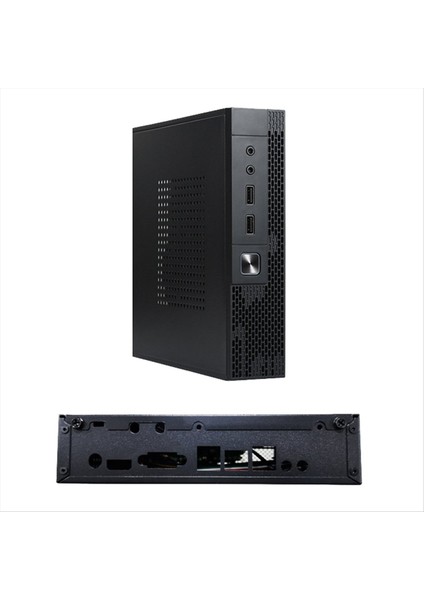 Vaka Kutusu Şasi Izleme Sunucusu Şasi Endüstriyel Kontrol Bilgisayar USB Ses Bağlantı Noktası Muhafazası Için Mini-Itx Htpc (Yurt Dışından)