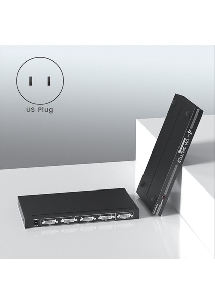 Splitter 1080P DVI Quad Splitter DVI Splitter 1x4 DVI Giriş ve Çıkış Ekranı Ayrıştırıcı Abd Fişi (Yurt Dışından) fiyatları