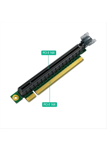 Pcıe 16X Rıser Card Adapter Pcı Express 3 0 Pcı-E-Pcı-E 16X Yuva Dönüştürücü 1u Sunucusu Için 90 Derece Konektörler (Yurt Dışından) fırsatları
