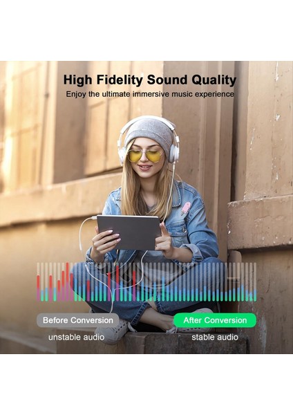 3 Paket USB C Ila 3 5 mm Kulaklık Jak Adaptörü 3 5mm Kulaklık Ses Aux Aux Adaptörü Dongle iPhone 15 Için Uyumlu (Yurt Dışından) indirimleri