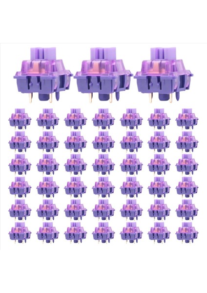 45PCS V3 Pro Lavanta Mor Anahtarlar 5 Pin 40GF Dokunma Anahtarı Mx Mekanik Klavye ile Uyumlu (Yurt Dışından) modelleri