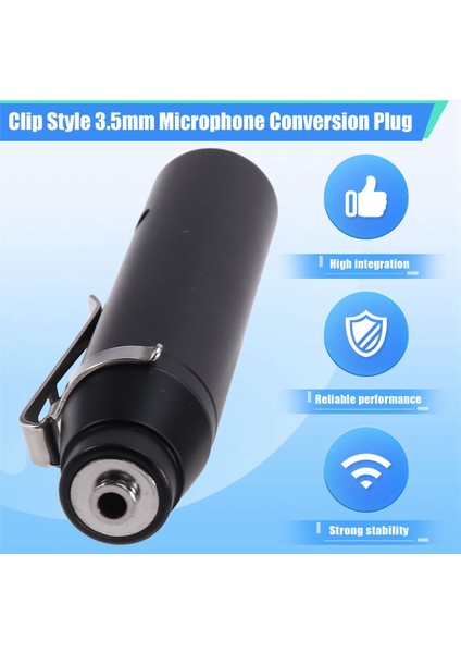 Klip Tarzı 3 5mm Dişi Vidalı Mikrofon Dönüşüm Fişi Kondenser Enstrüman Mikrofon 48 V Fantom Güç Adaptörü 3 5-Xlr (Yurt Dışından) fırsatları