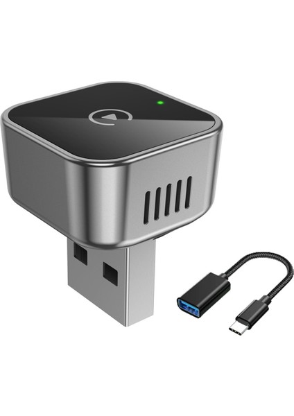 Kablosuz Carplay Android Auto Araç Adaptörü Kablolu Carplay&#39 I Kablosuz USB Dongle Adaptörüne Yükseltme Tak ve Çalıştır A (Yurt Dışından)