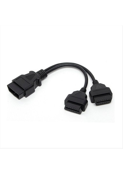 30 cm Obd2 16 Pin Kablo Uzatma Splitter Erkek Çift Dişi Y Obd 16PIN Kablo 1-2 Obd Konnektör Adaptörü (Yurt Dışından) fırsatları