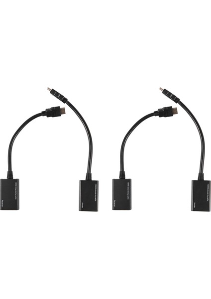 2x HDMI RJ45 CAT5E Cat6 Utp Lan Ethernet Extender Treater 1080P 3D Ila 100FT (Yurt Dışından)