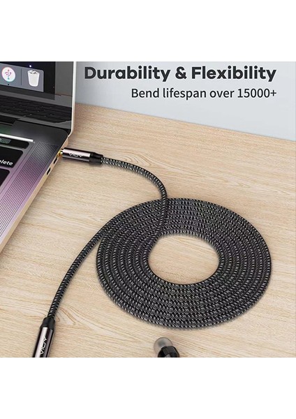 Vioy 3 5mm Aux Stereo Sesli Kablo Erkek - Kulaklık Için Kadın Kulaklık Uzatma Kabloları Akıllı Telefon Tablet Medya Oyuncu Vb 2m (Yurt Dışından) fiyatları