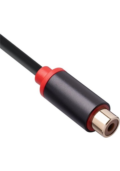 2x Rca Erkek Kablosu - 2rca Dişi Ses Kablosu 2 Rca Erkek Ayırıcı Aux Kablosu Tv Pc DVD Hoparlör Ses Amplifikatörleri (Yurt Dışından)