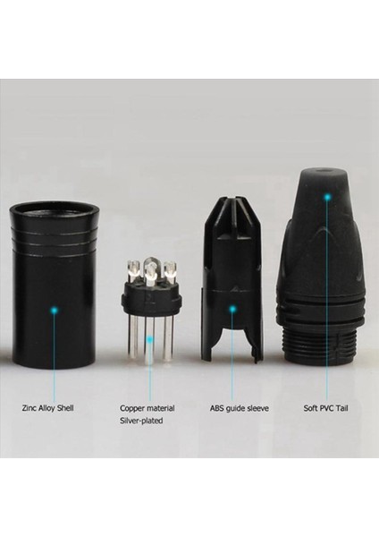 30 Adet Dıy 3pin Xlr Adaptör Soketi Xlr Havacılık Konektörü Kaynak Kafası Mikrofon Kablosu Konektörü (Erkek) (Yurt Dışından) fırsatları