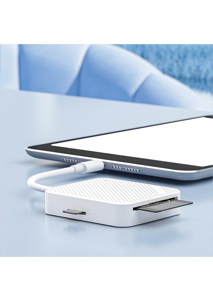 2x 4 In 1 Hafıza Kartı Okuyucu Adaptörü Tip C Usb-C Akıllı Medya Otg M2 Sd Sm Xd Kart Okuyucu Android Aksesuarları Için (Yurt Dışından) modelleri