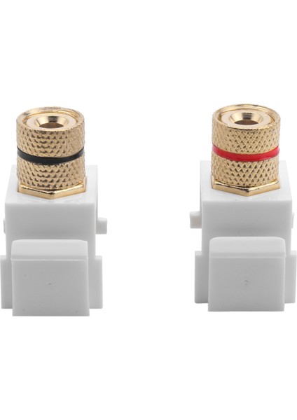 Hoparlör Post -In Muz Keystone Jack - Beyaz 10 Adet (Yurt Dışından)