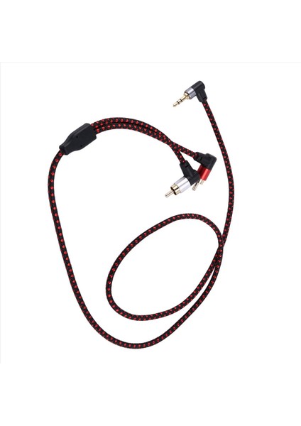 3x 90 Derece 3 5mm Erkek Ila 2 Rca Erkek Kablo Dik Açı Stereo Y Ayırıcı Kordon Mikrofon Kordon Takımı Dizüstü Bilgisayar 1m Için (Yurt Dışından) fırsatları