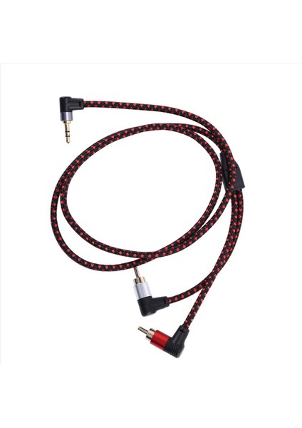 3x 90 Derece 3 5mm Erkek Ila 2 Rca Erkek Kablo Dik Açı Stereo Y Ayırıcı Kordon Mikrofon Kordon Takımı Dizüstü Bilgisayar 1m Için (Yurt Dışından) indirimleri