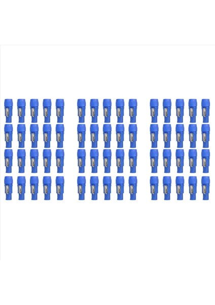 60 Adet 3 Pın Ac Powercon Konnektör Erkek Fiş NAC3FCA NAC3FCB Ac Kablo 20A 250 V Priz Adaptörü Sahne Işığı Için(A) (Yurt Dışından)
