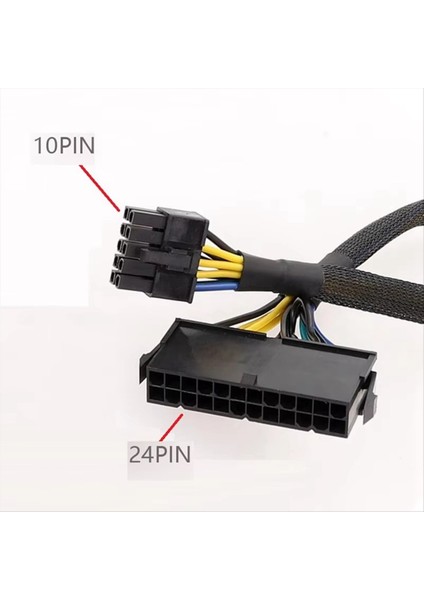 Atx 24 Pin - 10 Pin Güç Adaptör Kablosu Atx Psu Ana Güç Kaynağı Kablosu Örgülü Kovan Kablosu Lenovo Anakart (Yurt Dışından) fırsatları