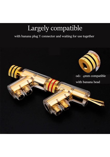 8pcs Muz Tapaları 45 Derece Açılı Muz Konektörleri Av Alıcı Amplifikatör Hoparlör Altın Için Vidalı Kilitleme Konektörleri (Yurt Dışından) modelleri