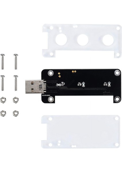USB Dongle Genişletme Breakout Modül Kiti Raspberry Pi Zero / Sıfır W Için Hem Ön Hem De Arka Taraf Eklenebilir (Yurt Dışından)