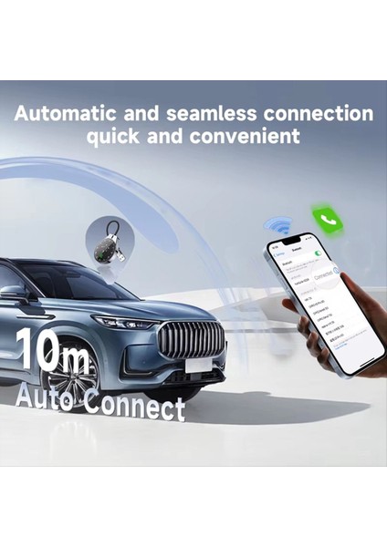 2&#39;den 1 Carplay Kablosuz Android Auto Mini Adaptörü 5.0g/wifi Iphone Için Kablosuz Kablosuz Cep Telefonu Için (Yurt Dışından) fırsatları