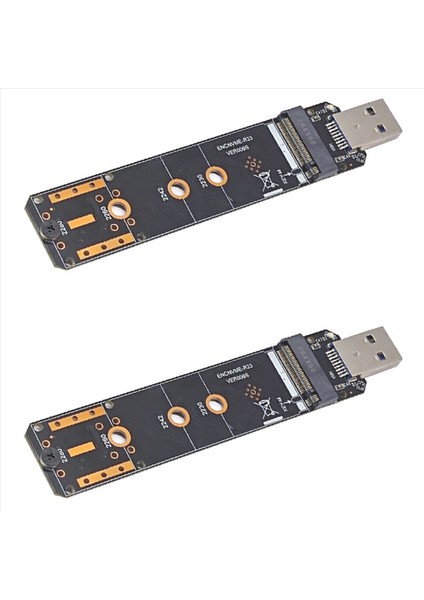 2x M 2 Nvme SSD - Usb3 2 Gen2 10GBPS Adaptör M 2 2230 2242 2260 2280 Nvme M 2 SSD RTL9210B (Yurt Dışından)